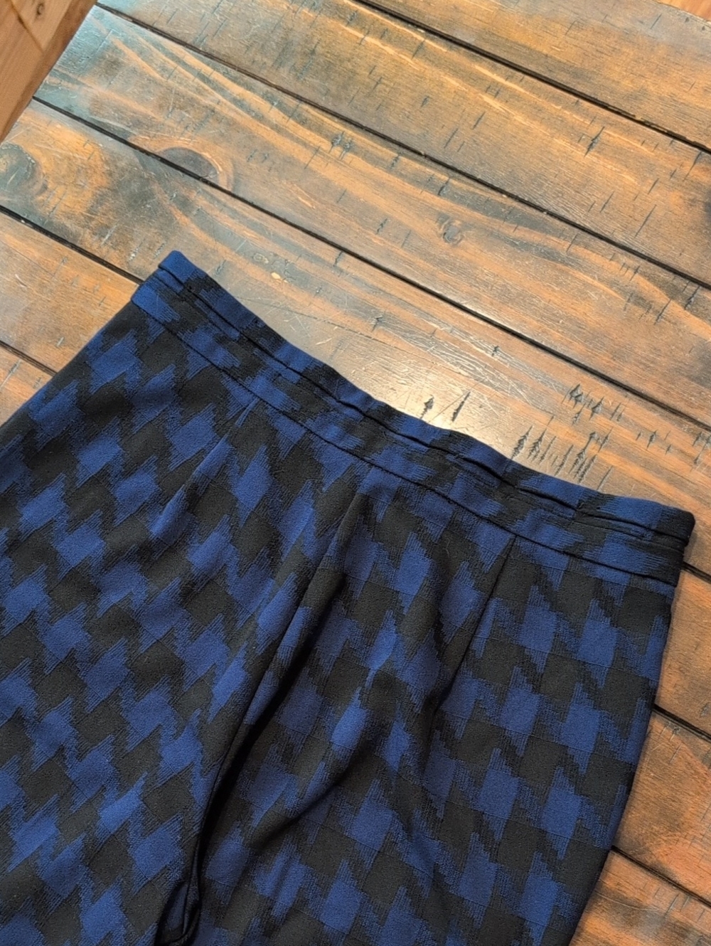 Anthropologie Wiley Windowpane Boot Cut Trousers - Picture 8 of 9